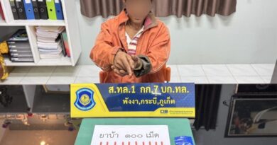 ตำรวจทางหลวงกระบี่ พังงา ภูเก็ต สกัดจับหนุ่มซ้อนท้ายจักรยานยนต์ซุกยาบ้า 100 เม็ดในกางเกงชั้นใน