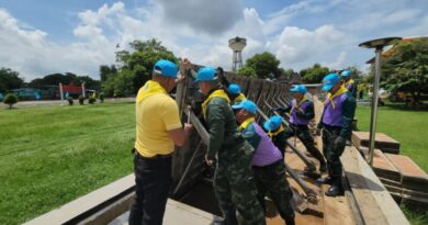 อยุธยาเร่งป้องกัน โบราณสถานวัดอยุธยา หลังท้ายเขื่อนเจ้าพระยาเร่งระบาย 1,900 ลบ.ม./วินาที