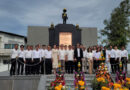 นายก อบจ. ประกอบพิธีบวงสรวง วางศิลาฤกษ์แท่นฐานพระบรมราชานุสาวรีย์ พระบาทสมเด็จพระมงกุฎเกล้าเจ้าอยู่หัว รัชกาลที่ 6 เพื่อเป็นที่สักการะของประชาชนในจังหวัดสมุทรปราการ
