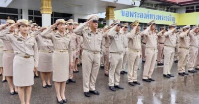 จ.จันทบุรี – จัดกิจกรรมเนื่องในวันพระราชทานธงชาติไทย Thai National Flag Day หัวหน้าส่วนราชการ ข้าราชการ พนักงาน ประชาชนร่วมพิธีรำลึกถึงความสำคัญของชาติไทยและบรรพบุรุษผู้เสียสละอย่างคับคั่ง