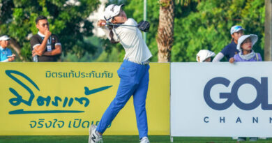 “ธนวินท์ ลี” เร่งเครื่องทำ 4 เบอร์ดี้สุดท้าย ไล่ตามผู้นำ 3 สโตรก ในการแข่งขันกอล์ฟ “สิงห์ ไทยแลนด์ อเมเจอร์ โอเพ่น 2025” ชิงถ้วยพระราชทาน รัชกาลที่ 7