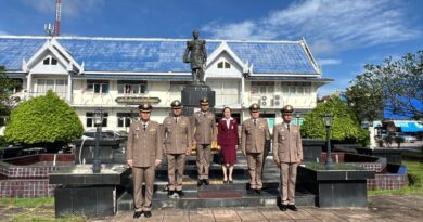 ชุมพร – ต้อนรับพลตำรวจตรีจิตเกษมสนขำผู้บังคับการตำรวจภูธรจังหวัดชุมพร