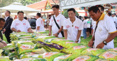 จันทบุรี จัดพิธีฉลองครบรอบ 41 ปี “ศาลเจ้าพ่อหลักเมือง” เสริมสิริมงคล มอบข้าวสารกว่า 7 พันถุงแก่ประชาชน