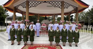 ชุมพร – มทบ.44จัดพิธีถวายราชสักการะและวางพวงมาลา พระบรมรูป ร.5