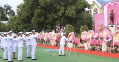 พิษณุโลก ภ.จว.พิษณุโลก วันนี้ (23 ต.ค. 68) เวลา 07.00 น. พล.ต.ต.นิคม เครือนพรัตน์ ผบก.ภ.จว.พิษณุโลก เข้าร่วมพิธีวางพวงมาลาเพื่อน้อมรำลึกเนื่องในวันคล้ายวันสวรรคตพระบาทสมเด็จพระจุลจอมเกล้าเจ้าอยู่หัว 23 ตุลาคม 2568