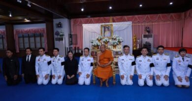 ผู้ว่าราชการจังหวัดชลบุรีนำข้าราชการและประชาชนร่วมพิธีสวดพระอภิธรรมอุทิศถวายพระราชกุศลแด่สมเด็จพระนางเจ้าสิริกิติ์ พระบรมราชินีนาถ พระบรมราชชนนีพันปีหลวงณ วัดชัยมงคลพระอารามหลวง ณ วัดชัยมงคลพระอารามหลวงตำบลหนองปรืออำเภอบางละมุง จังหวัดชลบุรี