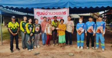 ร้อยเอ็ด – มูลนิธิหลวงตาสินทรัพย์จรณธัมโม จุดโพนทอง เป็นตัวแทนของหลวงตาสินทรัพย์ มอบเงินบริจาค 30,000บาทให้ผู้ประสบอัคคีภัย ในพื้นที่อำเภอโพนทอง จังหวัดร้อยเอ็ด