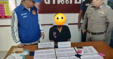 จังหวัด​ยโสธร​ – ฝ่ายปกครองอำเภอไทยเจริญ รวบผู้ค้ายาบ้า 1,700 เม็ด