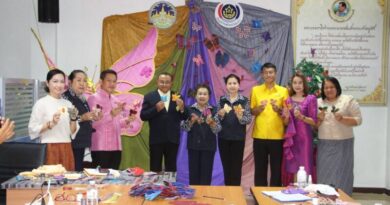 ร้อยเอ็ด – จัดกิจกรรมประดิษฐ์ผีเสื้อผ้าไทย 1,500 ตัว สนับสนุนงานกาชาดแม่บ้านมหาดไทย ปี 2568