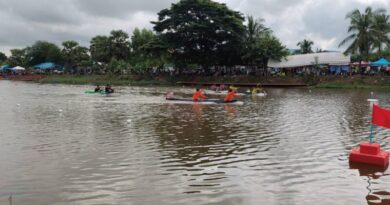 โคราช จัดกิจกรรมแข่งขันเรือโปง และเรือยาว สร้างความสามัคคีและสืบสานประเพณีท้องถิ่นของคนในชุมชนตำบลสัมฤทธิ์