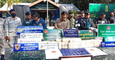 มุกดาหาร เจ้าหน้าที่หน่วยงานที่เกี่ยวข้อง ผนึกกำลังทหารพราน ปฏิบัติการคุมเข้มชายแดน ตรวจยึดยาบ้า 1.9 แสนเม็ด สกัดกั้นยาเสพติดข้ามชาติ ริมฝั่งแม่น้ำโขงโขง ก่อนทะลักเข้าพื้นที่ตอนใน