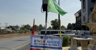 “มหาวิทยาลัยมหิดล เปิดตัว “ธงแดงแจ้งฝุ่น” เตือนภัยตรงจุด ไม่ง้อแอป นวัตกรรมสู้ PM2.5 ด้วยพลังชุมชน”