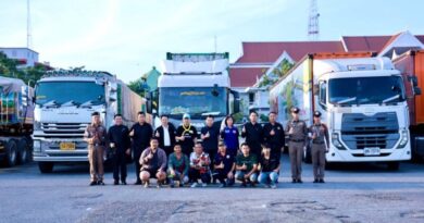 ชาวชลบุรีรวมใจ!ผู้ว่าฯนริศ ปล่อยขบวนคาราวาน 5 คันส่งความห่วงใยถึงพี่น้องผู้ประสบภัยน้ำท่วมภาคใต้