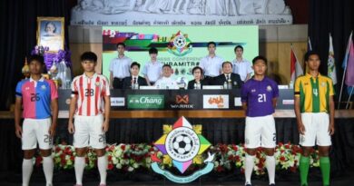 4 สถาบัน “อัสสัมชัญ -กรุงเทพคริสเตียน-สวนกุหลาบ-เทพศิรินทร์” แถลงยืนยันความพร้อม ฟุตบอลจตุรมิตรสามัคคี ครั้งที่ 31 “สี่พี่น้องประคองรัก รักษ์โลกให้ยั่งยืน” ในวันที่ 15-22 พฤศจิกายนนี้ ที่สนามศุภชลาศัย