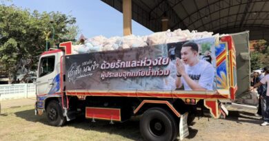 ปทุมธานี – น้ำลดแต่ยังท่วมอดีตส.ส.ลุยสามโคกแจกถุงยังชีพกว่า1,200 ชุดบรรเทาทุกข์ชาวบ้าน 4 ตำบลริมเจ้าพระยา