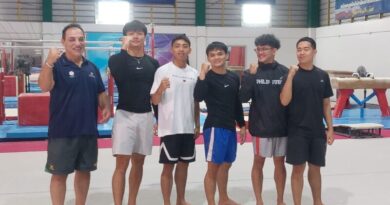 ยิมฟิลิปปินส์ ลั่นกวาด 6 เหรียญ หลังคาฮอลล์ 5 รั่ว ฝนตกวุ่นวาย