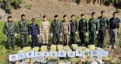 ทหารผาเมือง ปะทะกลุ่มขบวนการลักลอบลำเลียงยาเสพติด ยึดยาบ้า 1,800,000 เม็ด ในพื้นที่ อ.เชียงดาว จังหวัดเชียงใหม่