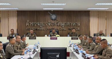 ภ.จว.มุกดาหาร พิธีมอบใบประกาศนียบัตร ให้แก่ข้าราชการตำรวจ ผู้สำเร็จการฝึกอบรมหลักสูตรด้านการสืบสวนสอบสวนในคดีอาญารุ่นที่ 13