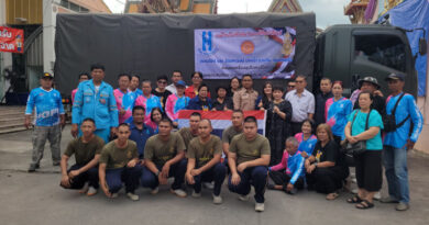 ชมรมโฮปฯ รวมพลังน้ำใจ มอบข้าวสารอาหารแห้งช่วยประชาชน–ทหารชายแดน รับมือสถานการณ์ศึกไทย–กัมพูชา