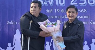 นครนายก – จัดงานวันคนพิการสากล ประจำปี 2568 ขับเคลื่อนสังคมแห่งความเท่าเทียม สู่การพัฒนาสังคมอย่างยั่งยืน